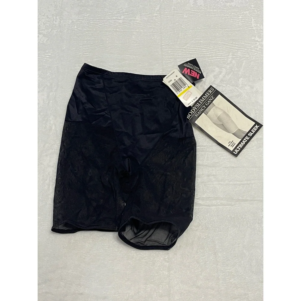 Nancy Ganz Bodyslimmers Ultimate Sleek Bike Short Style 7322 Black M